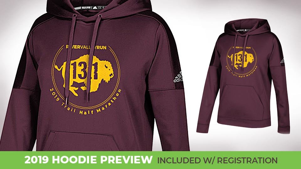 2019 hoodie preview, included with registration